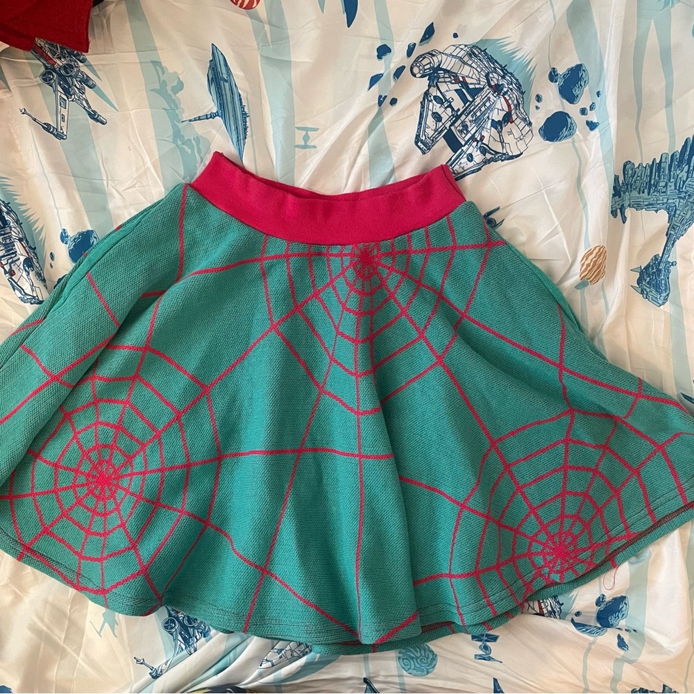 Elhoffer design punk knit skater skirt XS